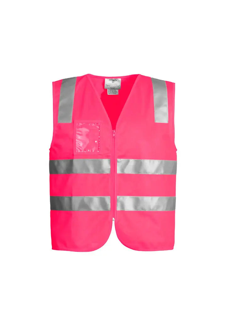 SYZMIK Unisex Hi Vis Zip Vest ZV998 Syzmik